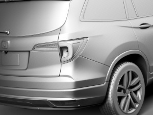 Honda Pilot 2016 3D Модель