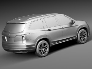 Honda Pilot 2016 3D Модель