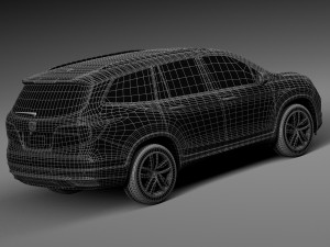 Honda Pilot 2016 3D Модель