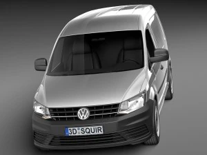 Volkswagen Caddy Maxi Van 2016 3D Model