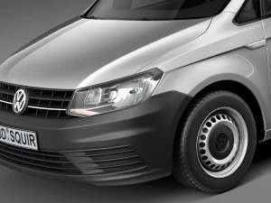 Volkswagen Caddy Maxi Van 2016 3D Model
