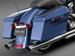 Harley-Davidson Road Glide 2015 Model 3D
