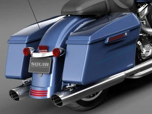 Harley-Davidson Road Glide 2015 3D Model