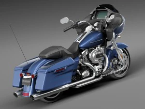 Harley-Davidson Road Glide 2015 3D Model