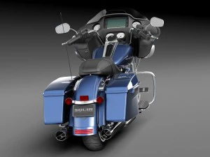 Harley-Davidson Road Glide 2015 3D Model