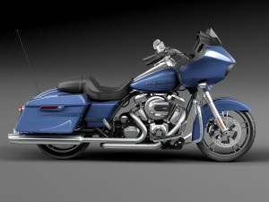 Harley-Davidson Road Glide 2015 Model 3D