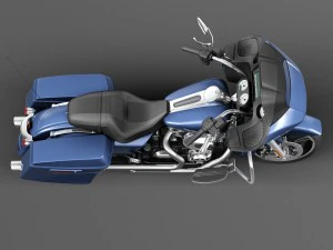 Harley-Davidson Road Glide 2015 3D Model