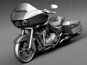 Harley-Davidson Road Glide 2015 Model 3D