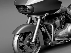 Harley-Davidson Road Glide 2015 3D Model