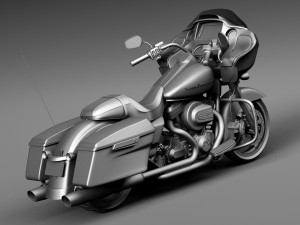 Harley-Davidson Road Glide 2015 Model 3D
