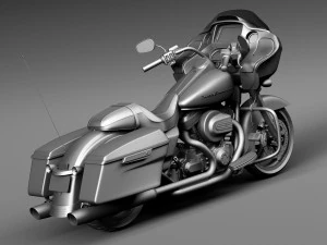 Harley-Davidson Road Glide 2015 3D Model
