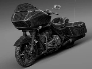 Harley-Davidson Road Glide 2015 3D Model