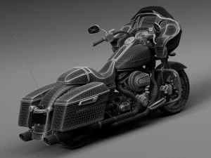 Harley-Davidson Road Glide 2015 3D Model