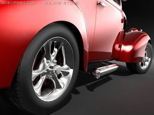 Hotrod Pontiac 1938 3D Model