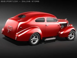 Hotrod Pontiac 1938 3D Model