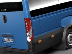 Iveco Daily Minibus 2015 Model 3D
