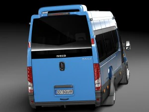 Iveco Daily Minibus 2015 3D Model