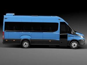 Iveco Daily Minibus 2015 3D Model