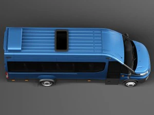 Iveco Daily Minibus 2015 3D Model