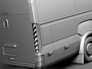 Iveco Daily Minibus 2015 3D Model