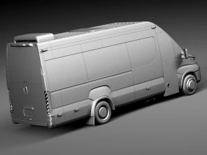 Iveco Daily Minibus 2015 3D Model