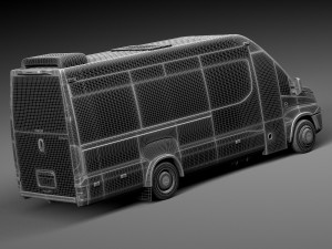 Iveco Daily Minibus 2015 Model 3D