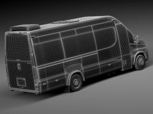 Iveco Daily Minibus 2015 3D Model
