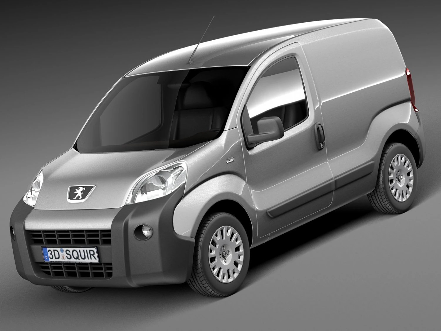 Peugeot Bipper 2008 3D Model .c4d .max .obj .3ds .fbx .stl .blend