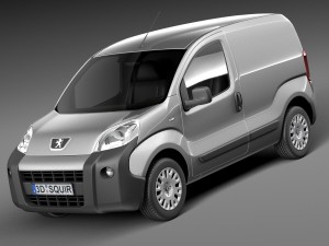 Peugeot Bipper 2008 3D Model