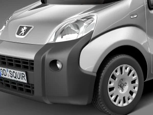 Peugeot Bipper 2008 3D Model