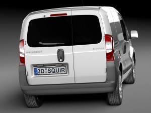 Peugeot Bipper 2008 Modelo 3D