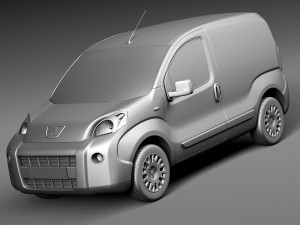Peugeot Bipper 2008 Modelo 3D