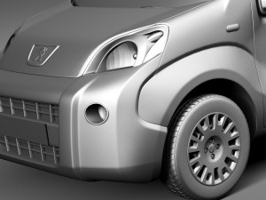 Peugeot Bipper 2008 Modelo 3D