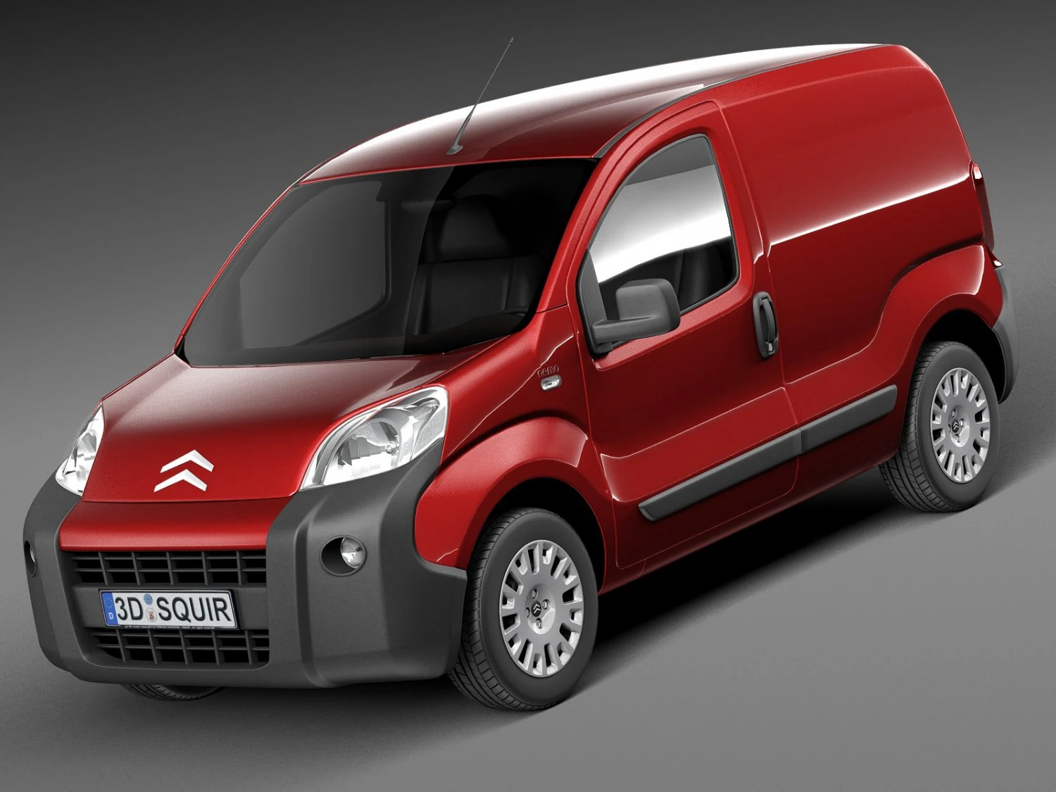 Citroen Nemo 2008 3D Model .c4d .max .obj .3ds .fbx .stl .blend 