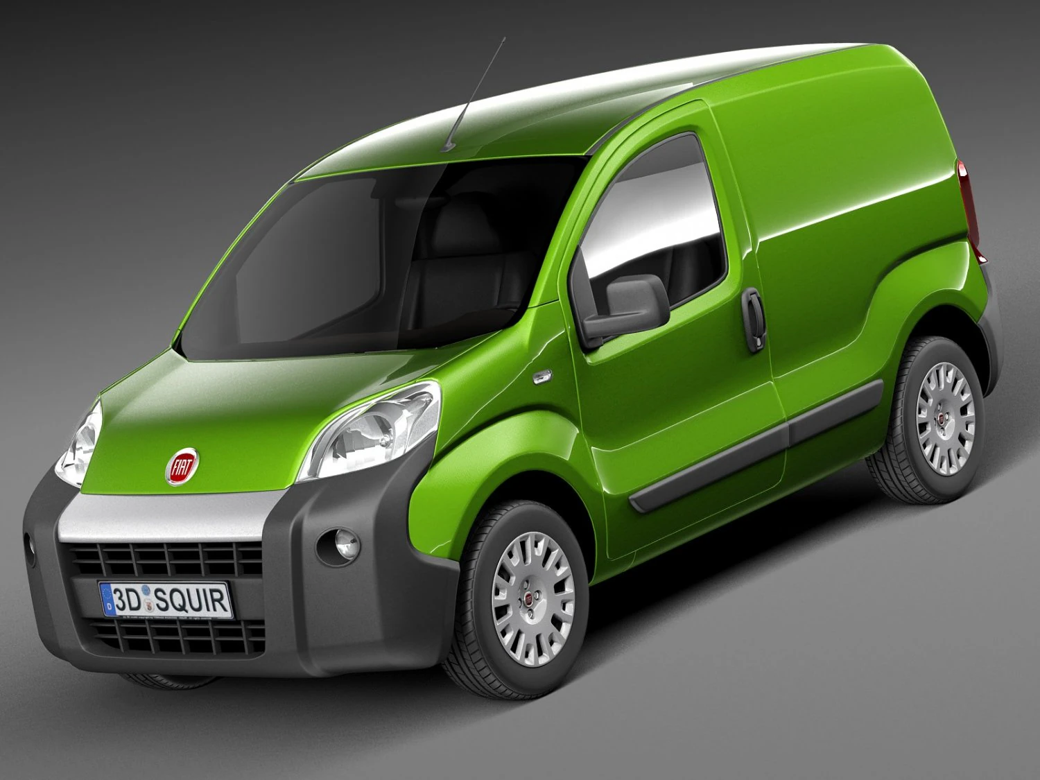 Fiat Fiorino 2008 3D Model .c4d .max .obj .3ds .fbx .stl .blend 