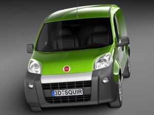 Fiat Fiorino 2008 3D Модель