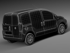 Fiat Fiorino 2008 3D Модель