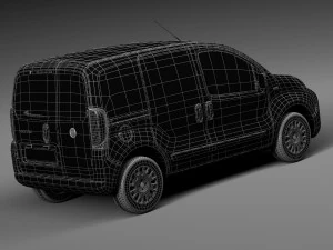Fiat Fiorino 2008 3D Model