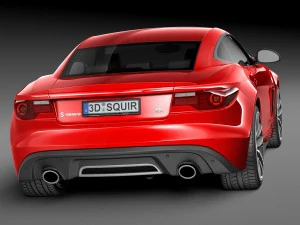 Generic Average Sport Coupe 2015 3D Model