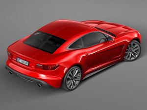 Generic Average Sport Coupe 2015 Modelo 3D