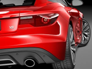 Generic Average Sport Coupe 2015 3D Model