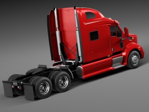 Peterbilt 587 2015 3D मॉडल