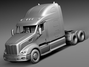 Peterbilt 587 2015 3D मॉडल