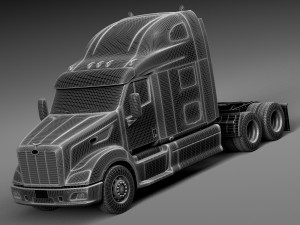 Peterbilt 587 2015 3D मॉडल