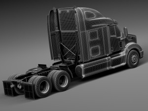 Peterbilt 587 2015 3D मॉडल