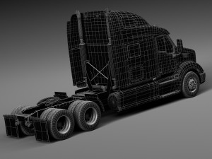 Peterbilt 587 2015 3D मॉडल