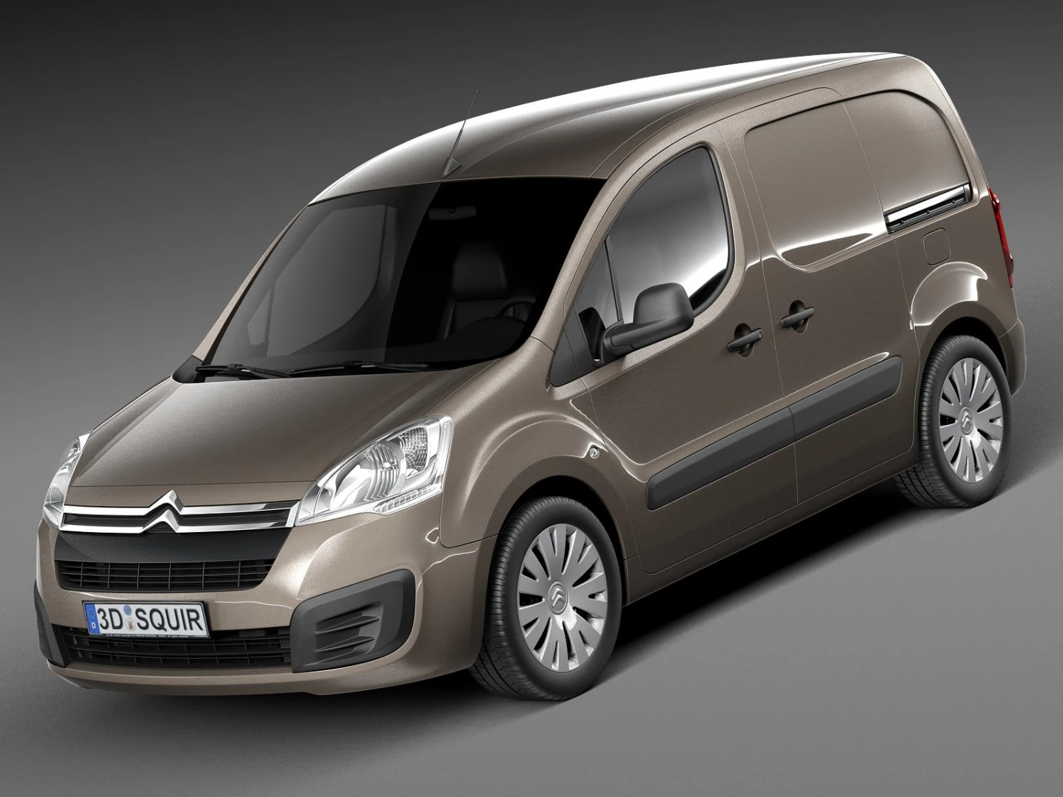 Citroen Berlingo 2015 3D Model .c4d .max .obj .3ds .fbx .stl .blend