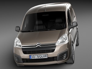 Citroen Berlingo 2015 3D Model