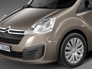Citroen Berlingo 2015 3D Model