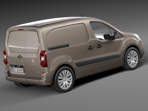 Citroen Berlingo 2015 3D Model
